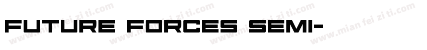 Future Forces Semi字体转换